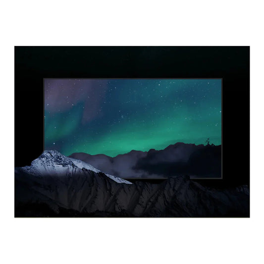 Winways Medium Throw ALR 100'' Solid Panel Fresnel Screen