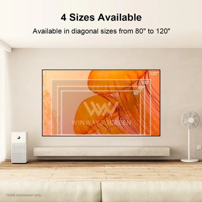 Winways Medium Throw ALR Rollable Fresnel Screen