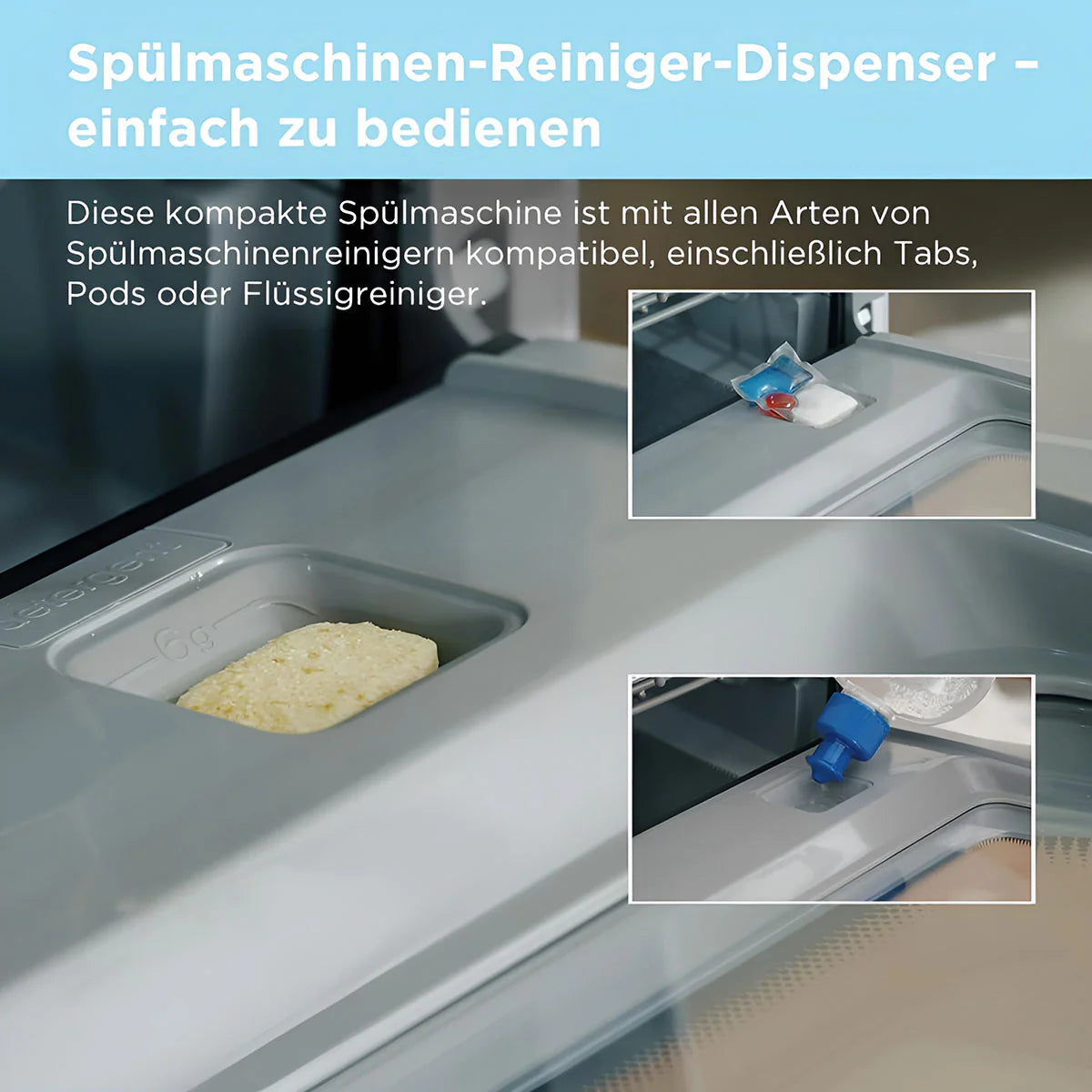 Midea 3 Place Setting Bench Top Mini Dishwasher