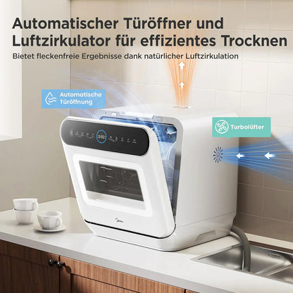 Midea 3 Place Setting Bench Top Mini Dishwasher