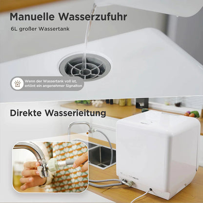 Midea 3 Place Setting Bench Top Mini Dishwasher