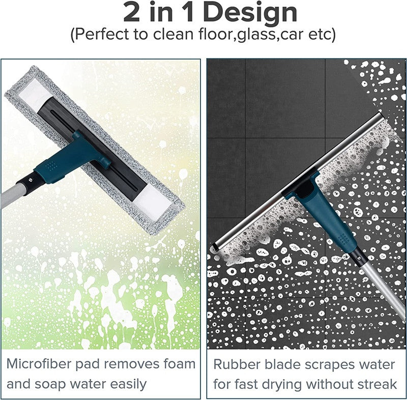 JEHONN Window Shower Squeegee for Glass Door(Blue)