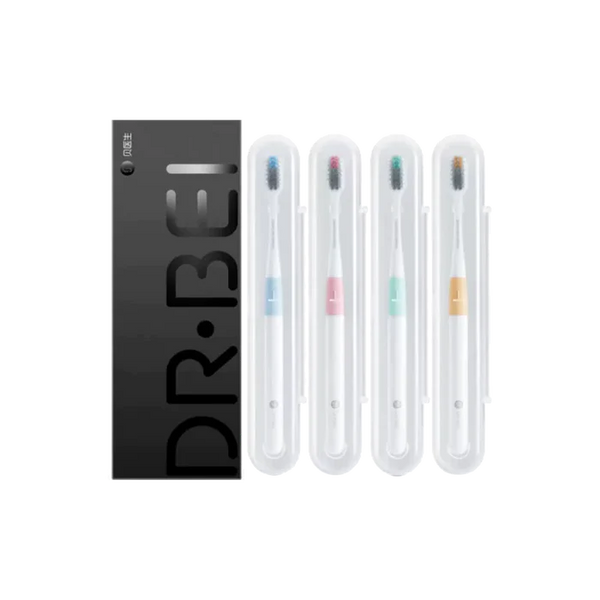 DR.BEI Bass Toothbrush (Classic version) 4-pack