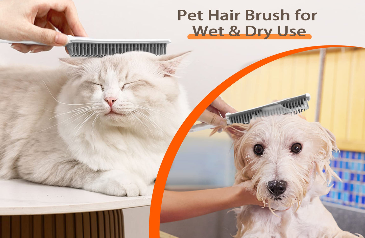 JEHONN Rubber Broom with Squeegee