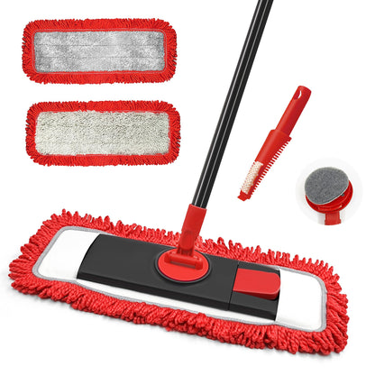 JEHONN Microfiber Floor Mops Scouring Pad