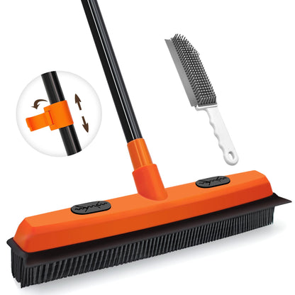 JEHONN Rubber Broom with Squeegee