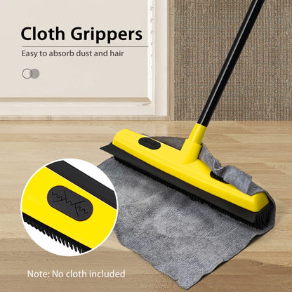 JEHONN Rubber Broom with Squeegee