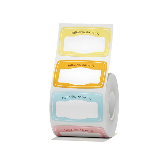NIIMBOT Name Label Paper Lemonade Theme 50*30mm 230pcs For B21/B3S/B1 NIIMBOT Name Label Paper Lemonade Theme 50*30mm 230pcs For B21/B3S/B1