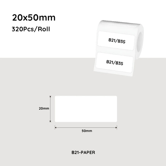 NiiMbot White Label Paper Waterproof Oil-proof Label Sticker For B21/B3S/B