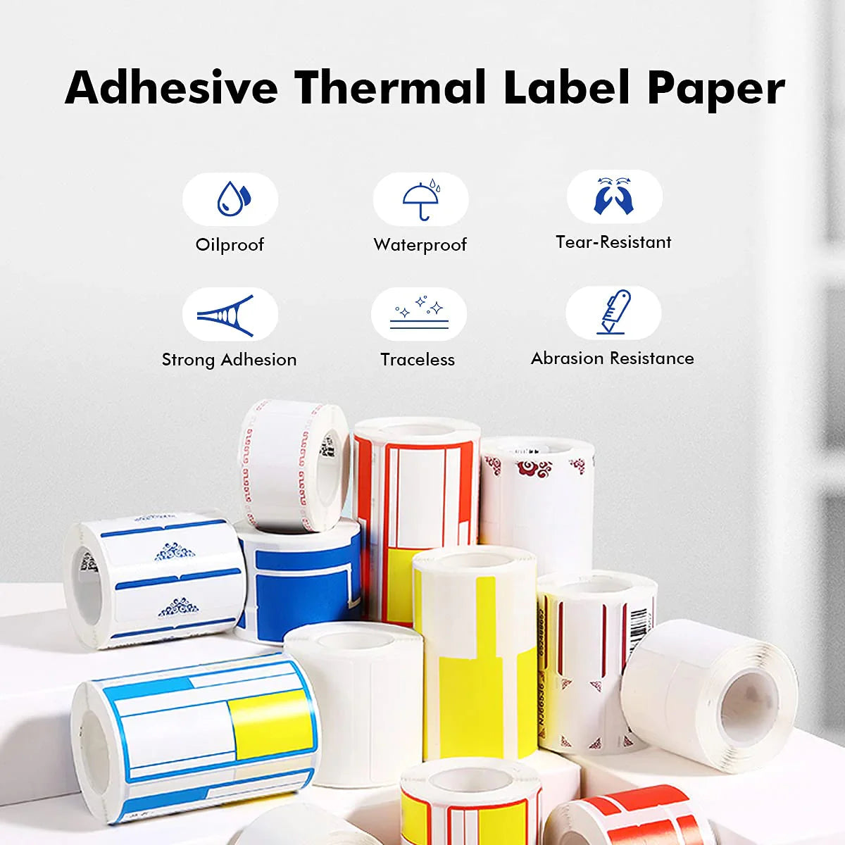 NiiMbot White Label Paper Waterproof Oil-proof Label Sticker For B21/B3S/B