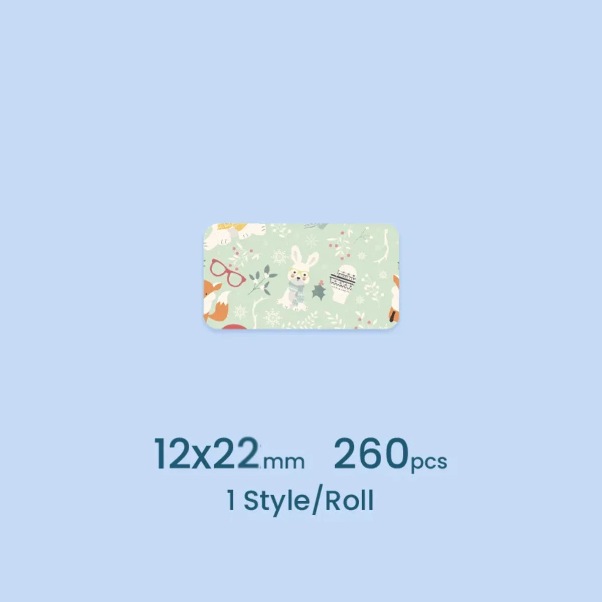 Bundle Deal NIIMBOT label paper Rabbit theme For D11/D101/D110 R12*22-260