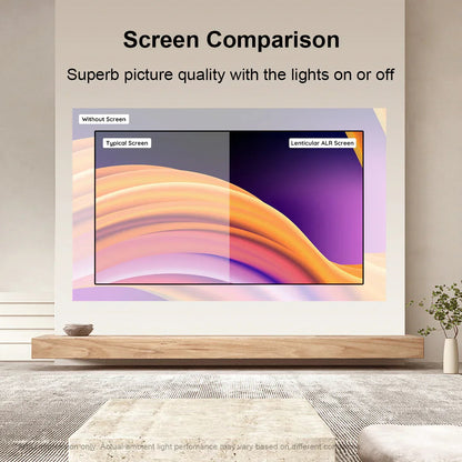 Winways UST Throw ALR Fixed Frame Lenticular Screen