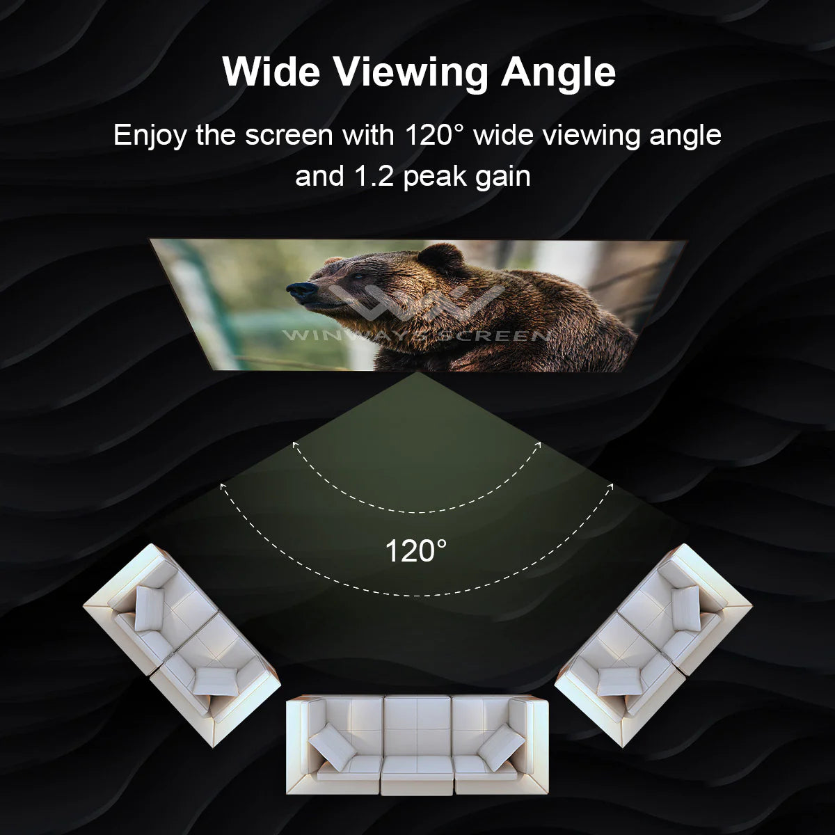Winways UST Throw ALR Solid Panel Fresnel Screen