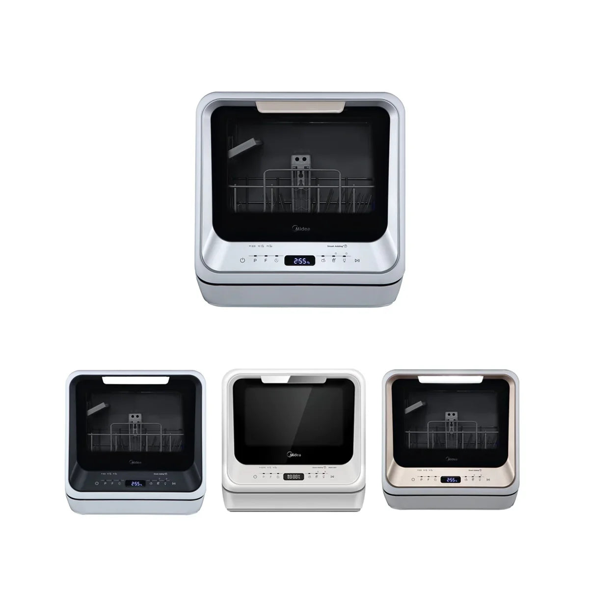 [Refurbished] Midea Benchtop Mini Dishwasher Multifunctional 3 Place Dish Washing