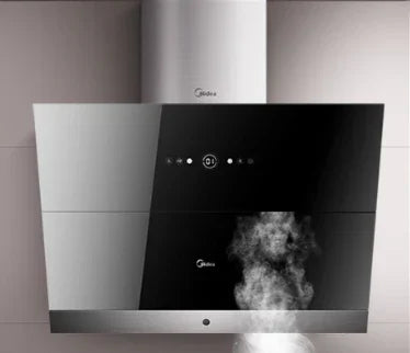 Midea 90cm Angled RangeHood High Temperature Self-Cleaning
