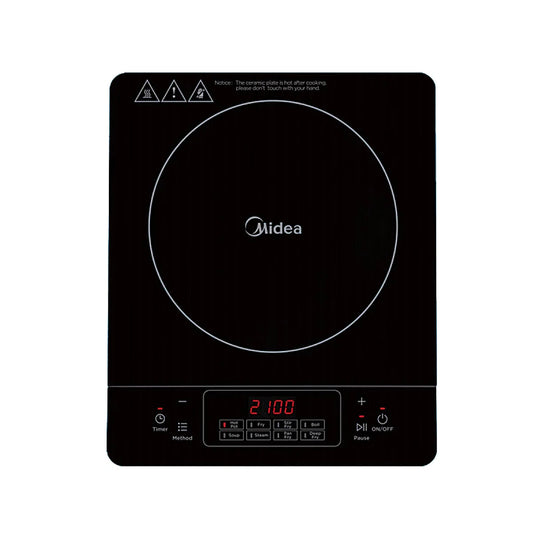 Midea Portable Induction Cooker 3-hour timer with Stainless Steel Pot