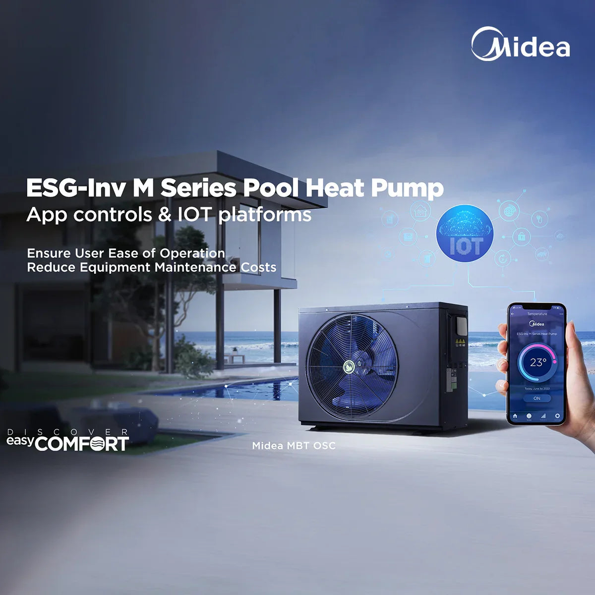 Midea ESG-Inv M Series Pool Heat Pump 7KW