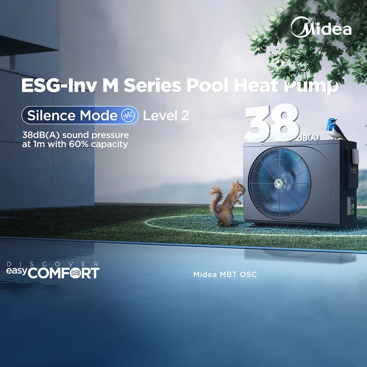 Midea ESG-Inv M Series Pool Heat Pump 12KW
