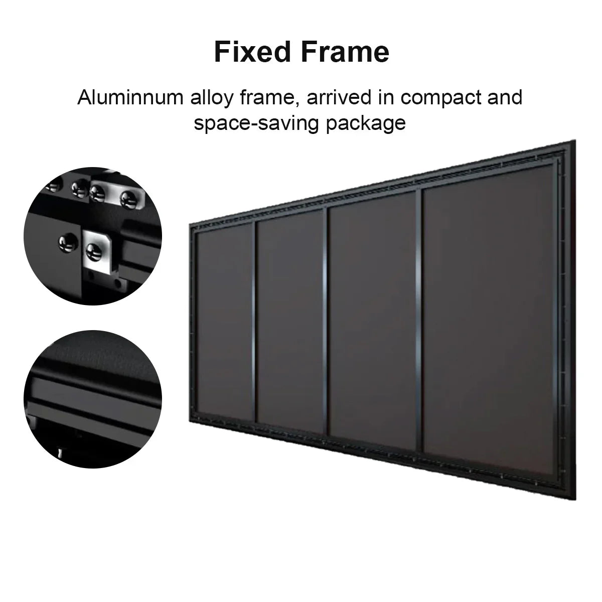 Winways Medium Throw ALR Fixed Frame Fresnel Screen