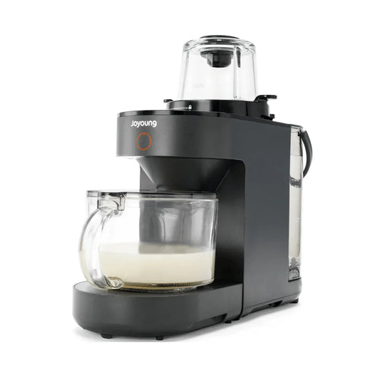 JOYOUNG Fully Automatic Glass Blender 8 Presets, Self-Cleaning, Ideal for Kitchen, Soy Milk, Almond Milk, Shakes, Smoothies, Black