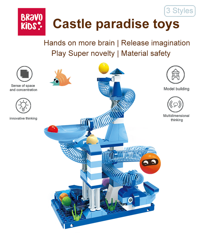 Bravokids Castle paradise toys 100pcs - Latest Living
